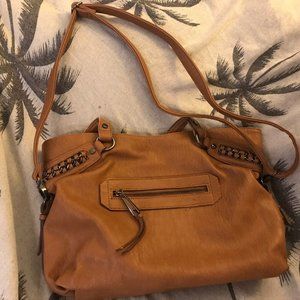 Women's Brown Roxanne Faux Leather Hobo Bag